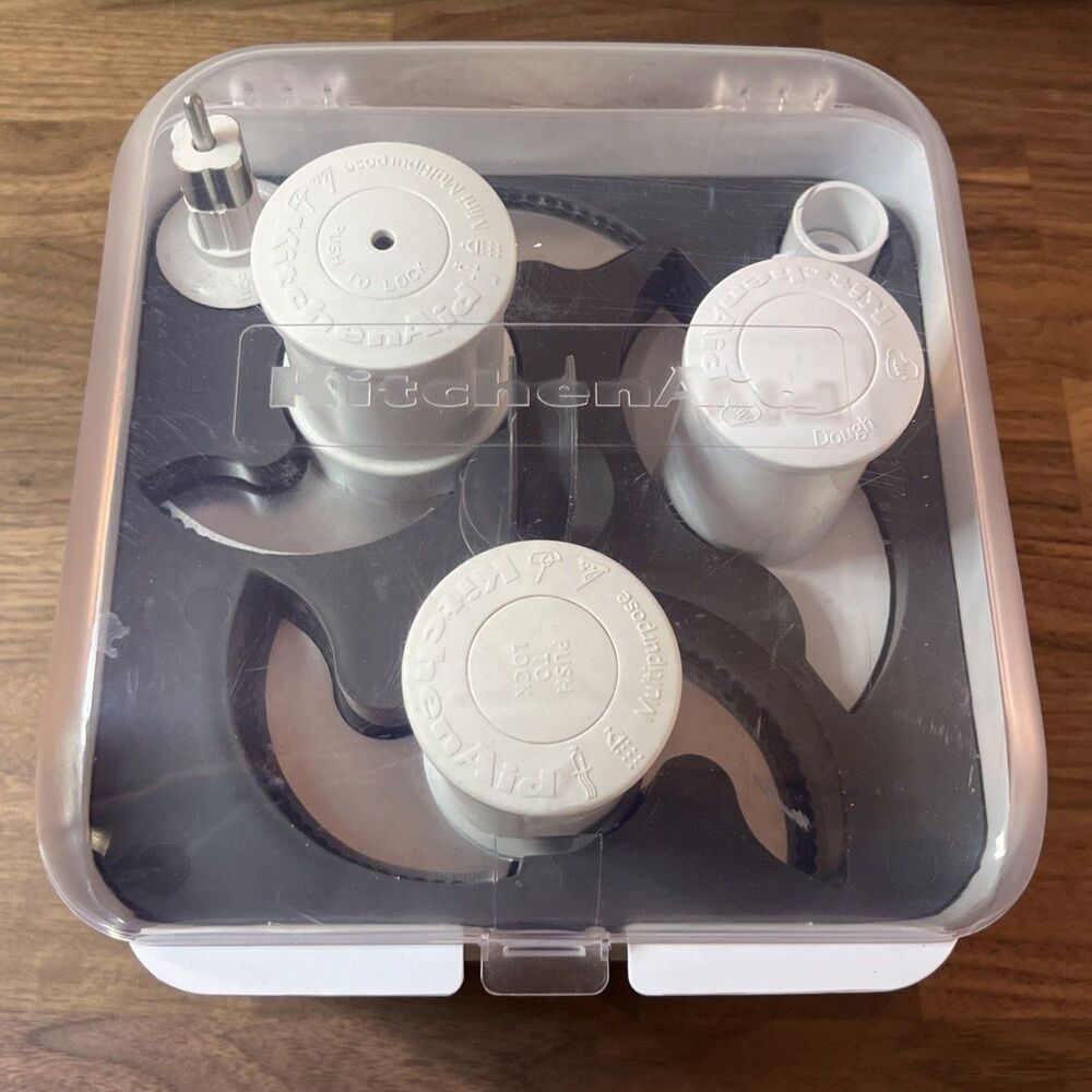 KitchenAid Food Processor Attachments Blades w/ Storage Box for KFP1333 KFP1344